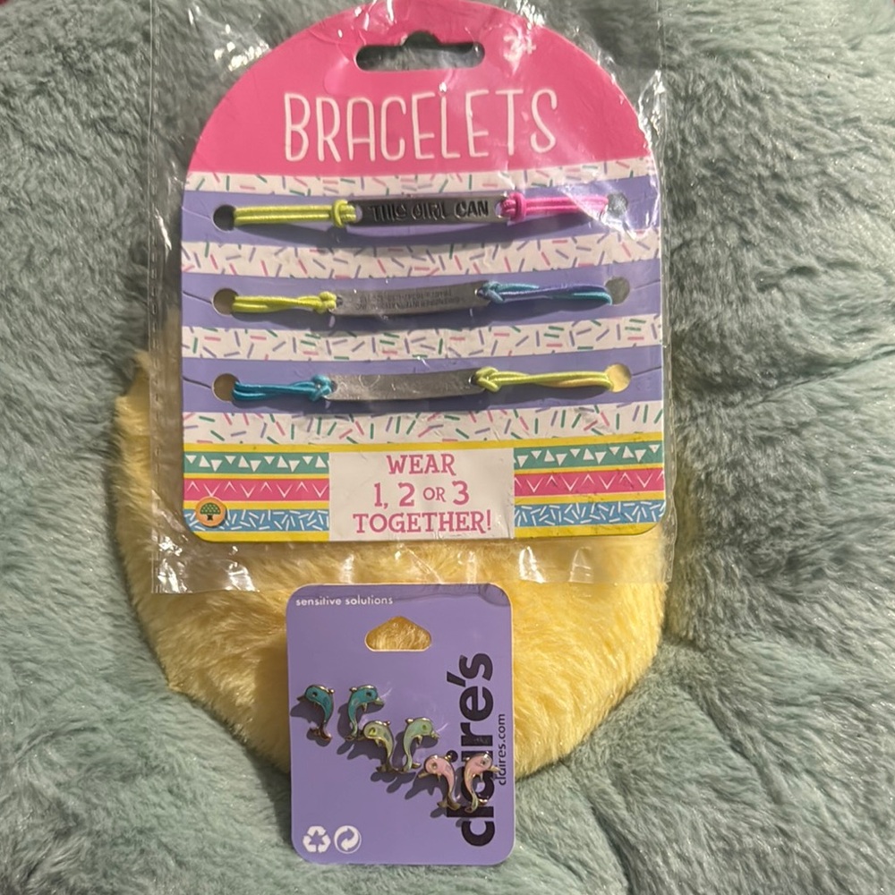 Claire's Multicolor Kids Bracelets & earrings
